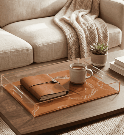 Fares Medium Serving Tray - Olive Green