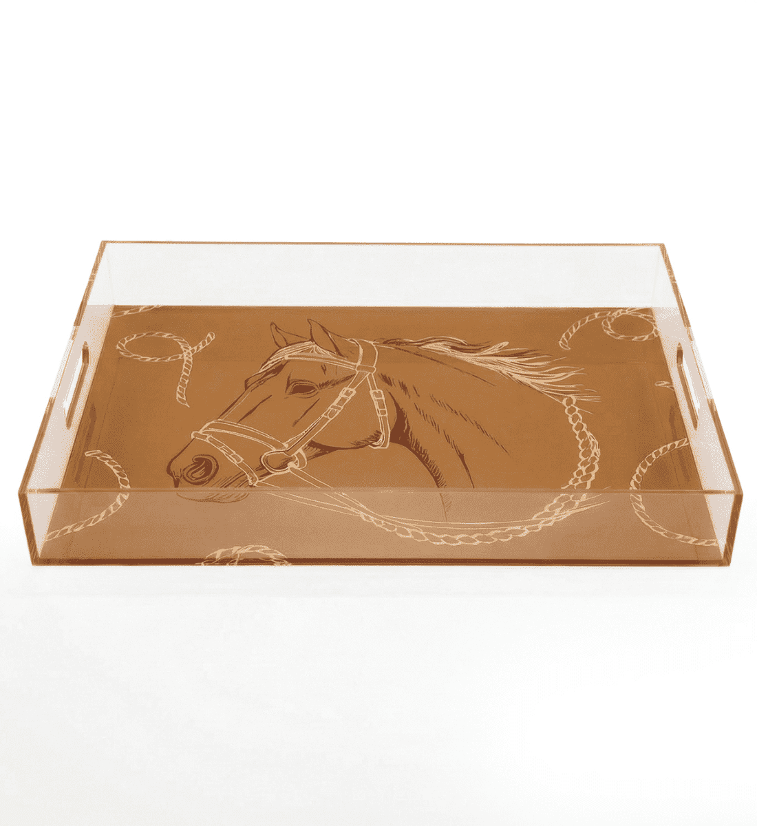 Fares Medium Serving Tray - Olive Green