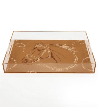 Fares Medium Serving Tray - Olive Green