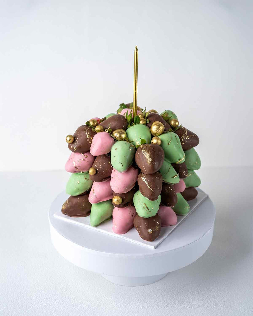 64 Chocolate Strawberries Cube by Cravings Café