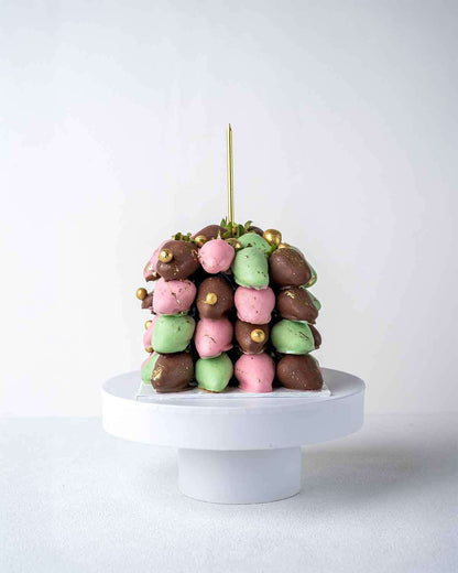 64 Chocolate Strawberries Cube by Cravings Cafe