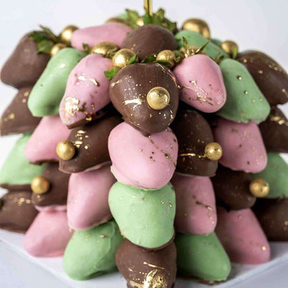 64 Chocolate Strawberries Cube by Cravings Cafe