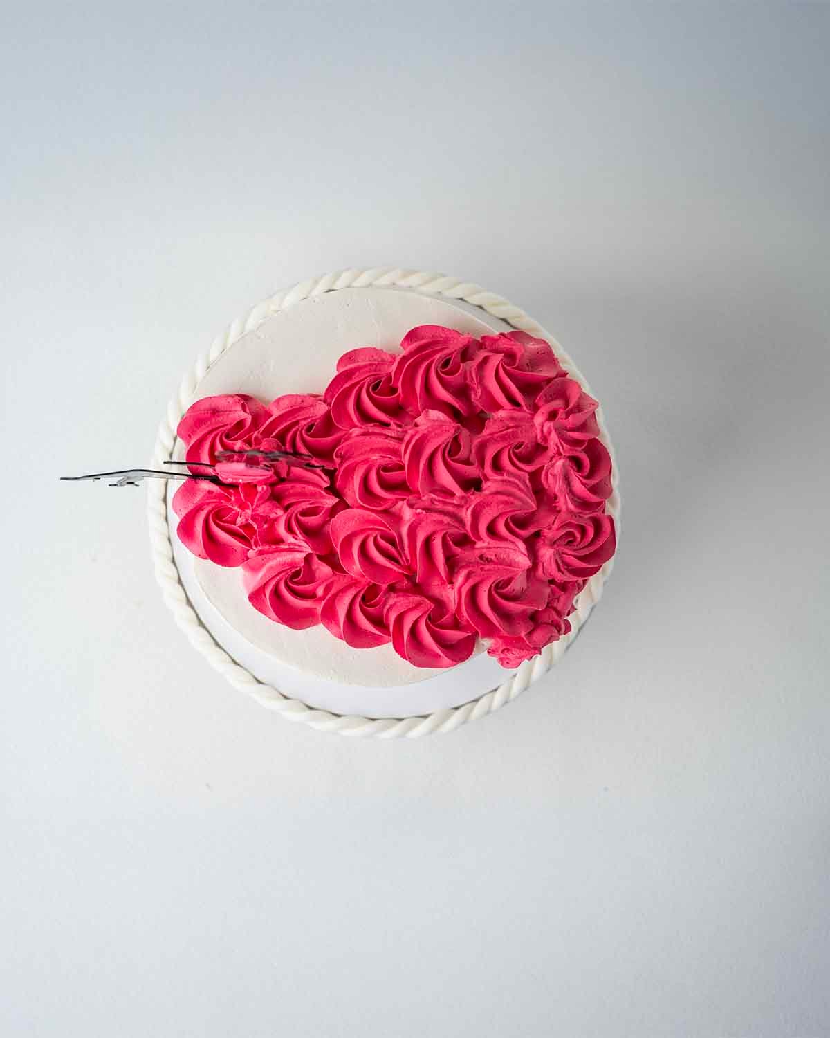 The Pink Trail Cake by Cravings Cafe