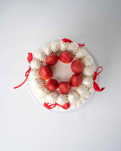 Bows and Berry 1 Kg Cake by Cravings Cafe