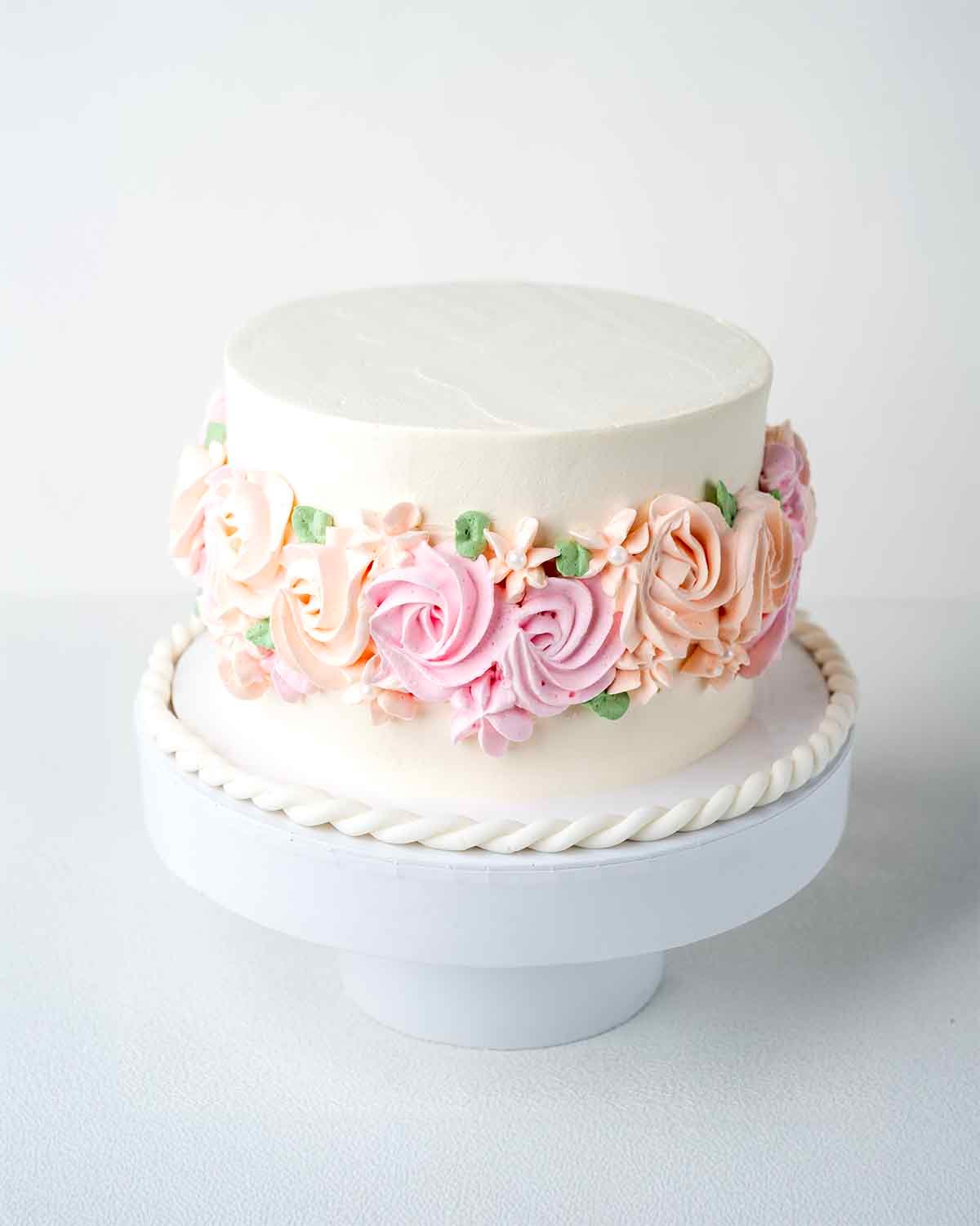 Floral Pastel Elegant Cake 1kg by NJD