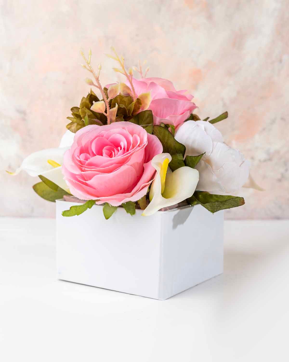 Faux Flowers and Chocolates Combo by NJD