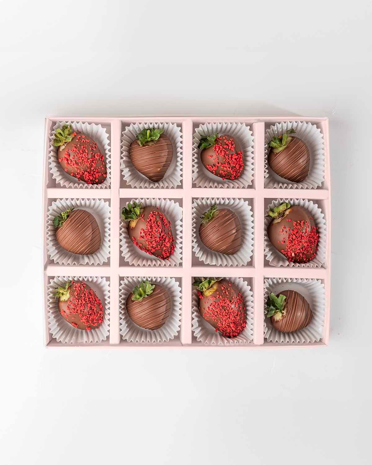 Milk chocolate Strawberries '24 Collection by NJD