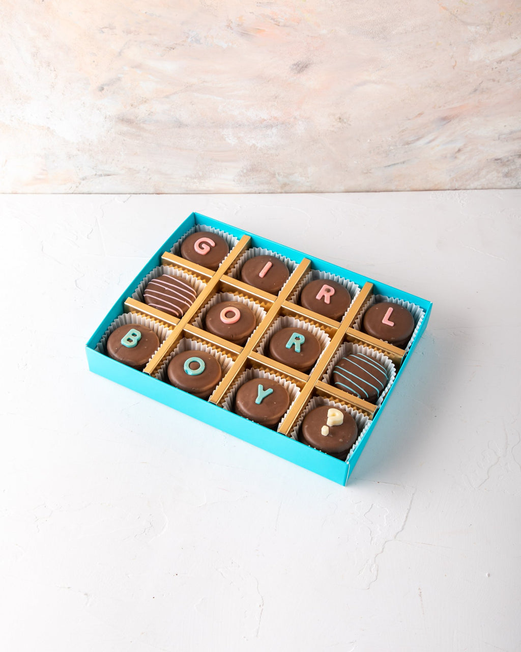 Gender Reveal Chocolate Covered Oreos