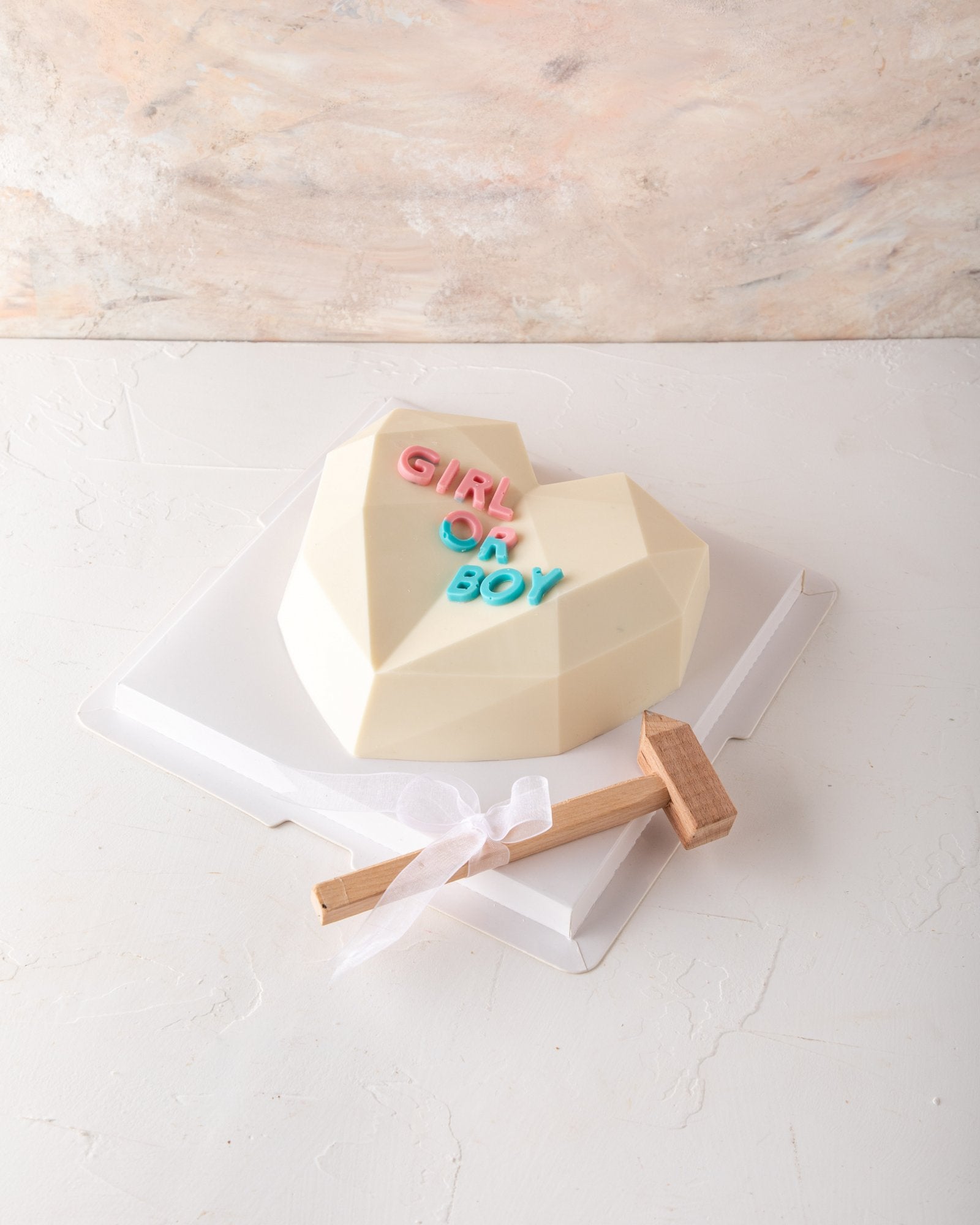 Gender Reveal Piñata Heart by NJD