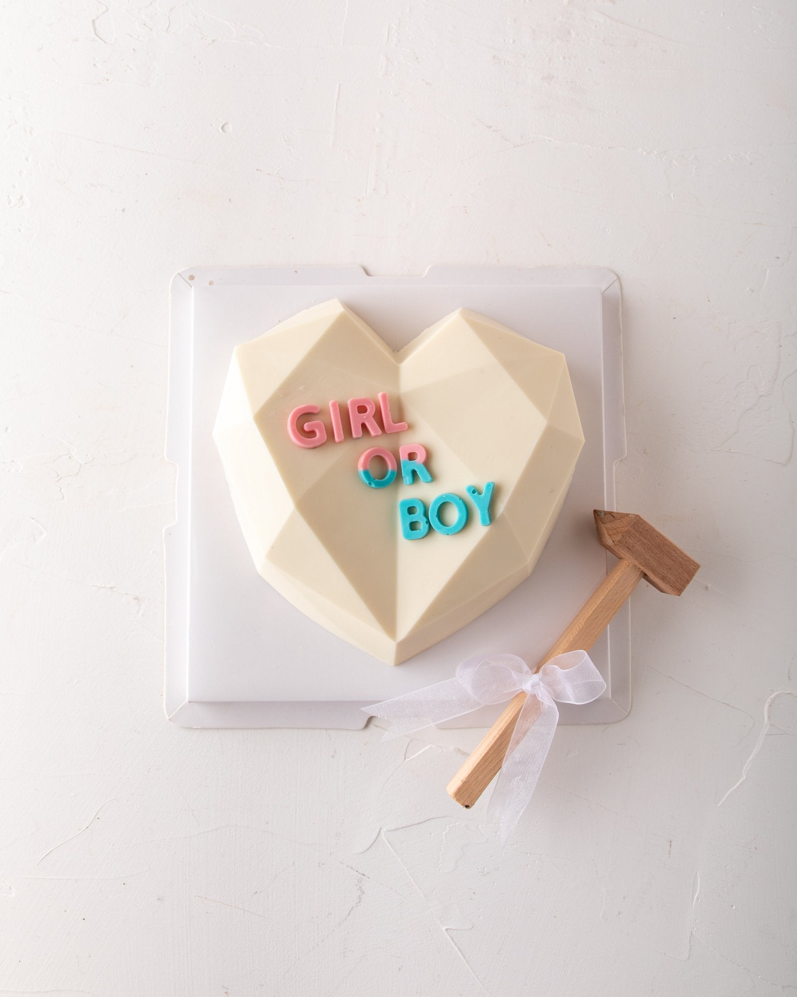Gender Reveal Piñata Heart by NJD