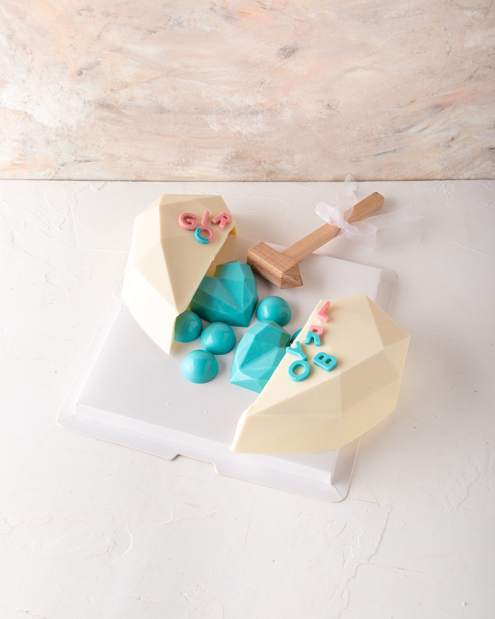 Gender Reveal Piñata Heart by NJD
