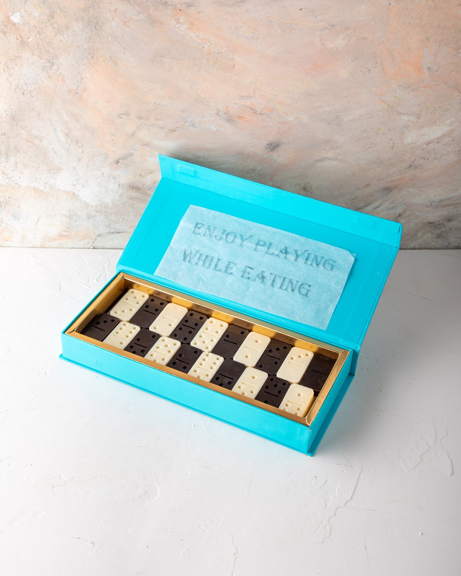 Edible Domino chocolate by NJD