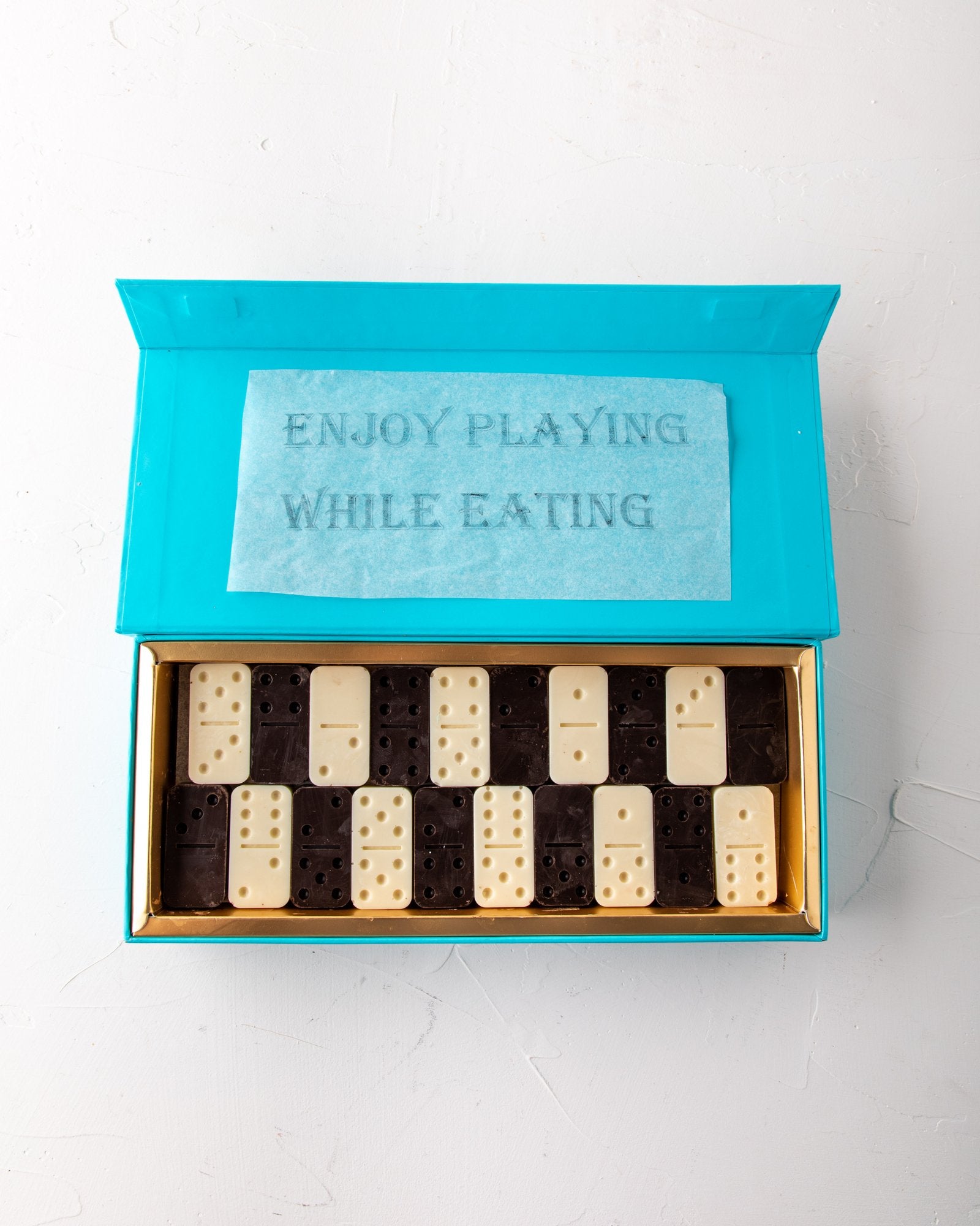 Edible Domino chocolate by NJD