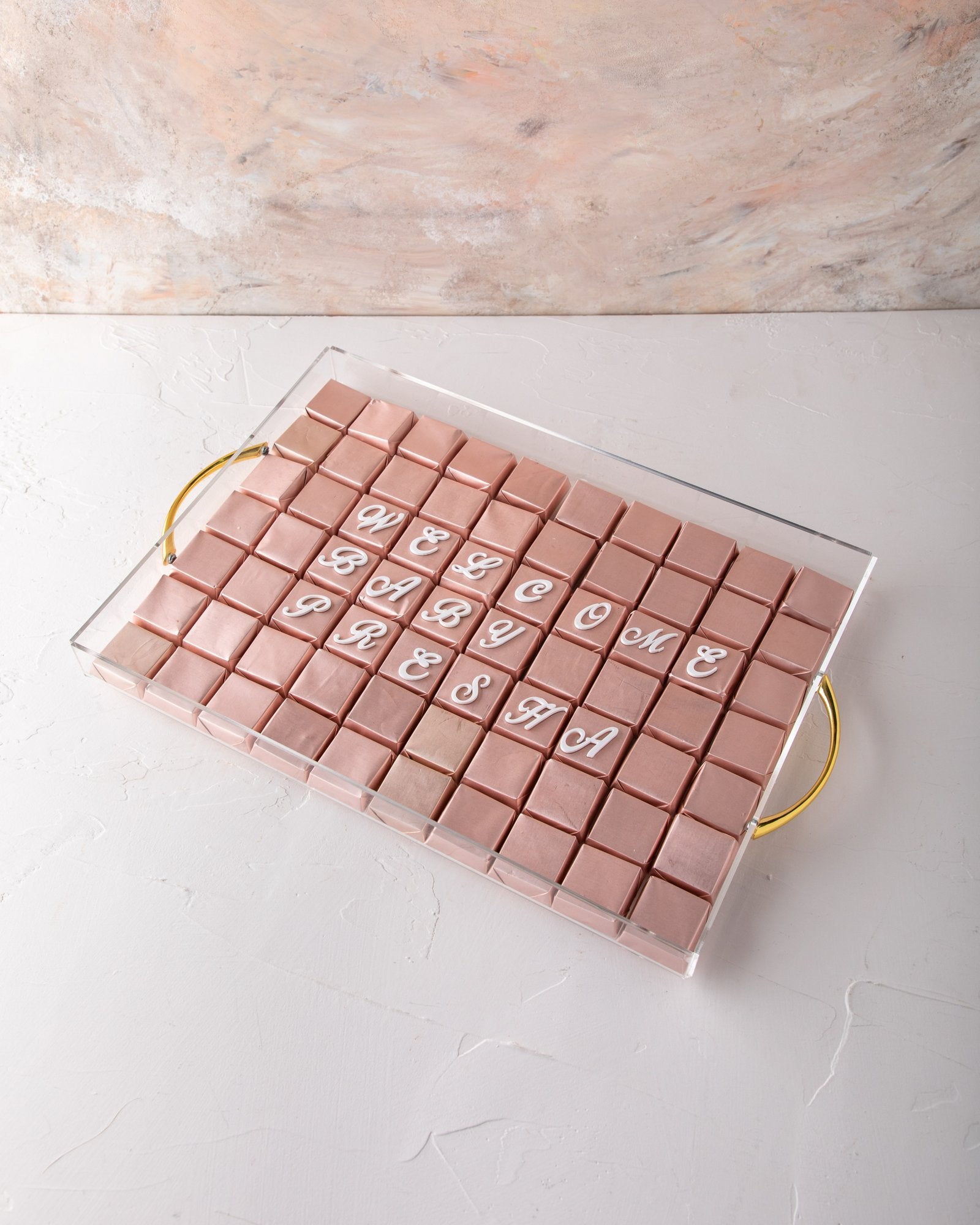 New Baby chocolate gift by NJD