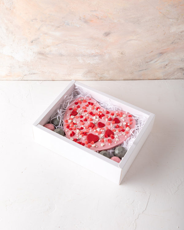 Heart Chocolate Bar with NJD