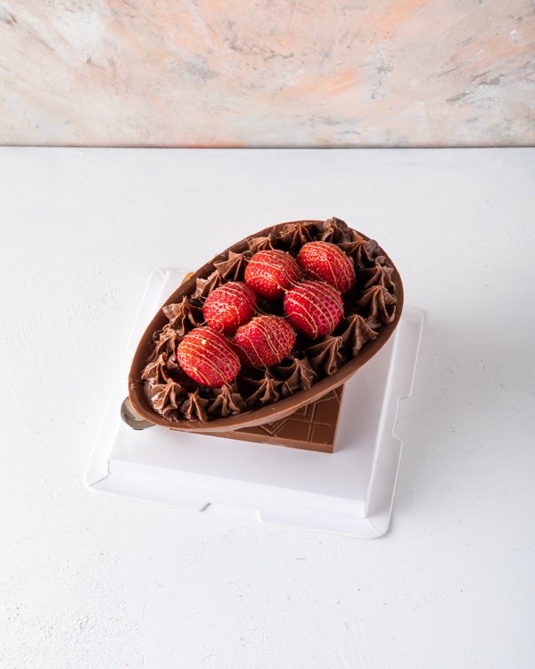 Gourmet Easter Egg with Berries
