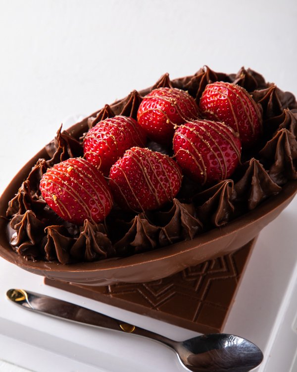 Gourmet Easter Egg with Berries