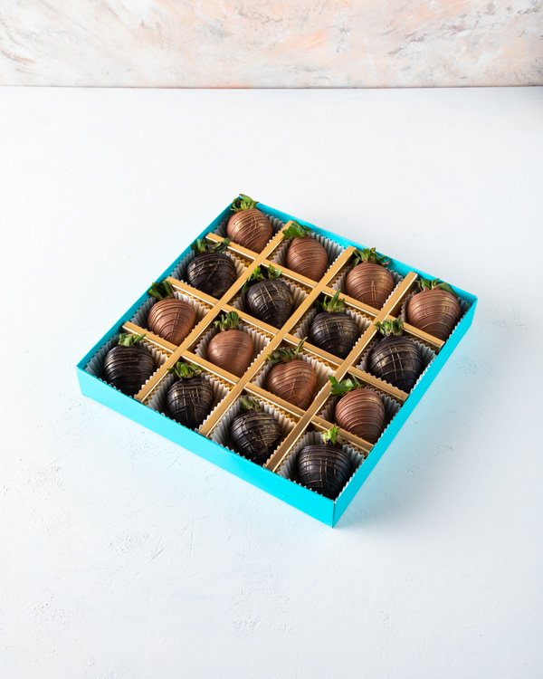 Dark and Milk Chocolate Strawberries