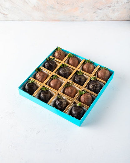 Dark and Milk Chocolate Strawberries