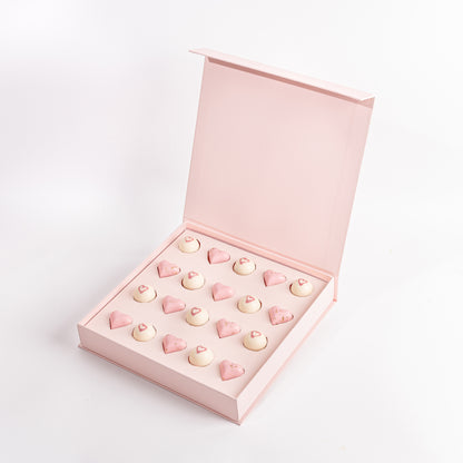 Cute Hearts and Truffles 20pcs Chocolate Gift Box