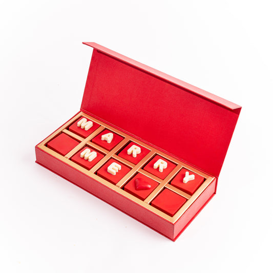 "Marry Me" 10pcs Chocolate Gift Box
