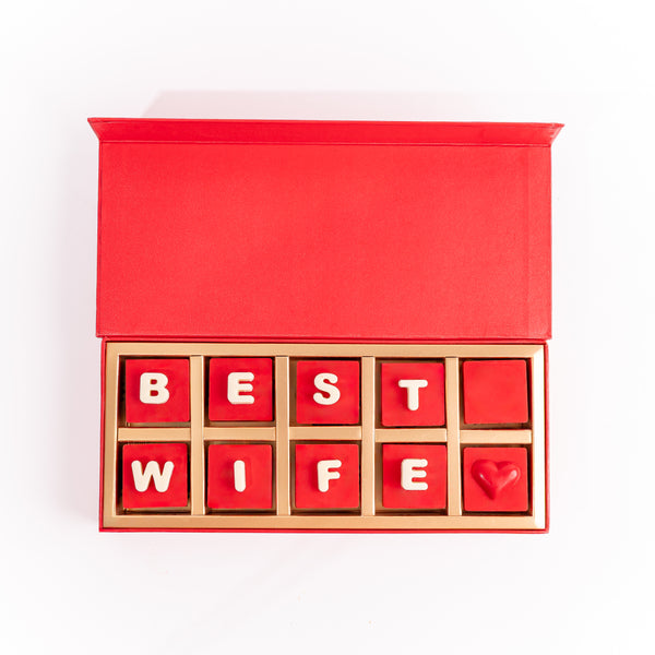 "Best Wife" Chocolate Gift Box