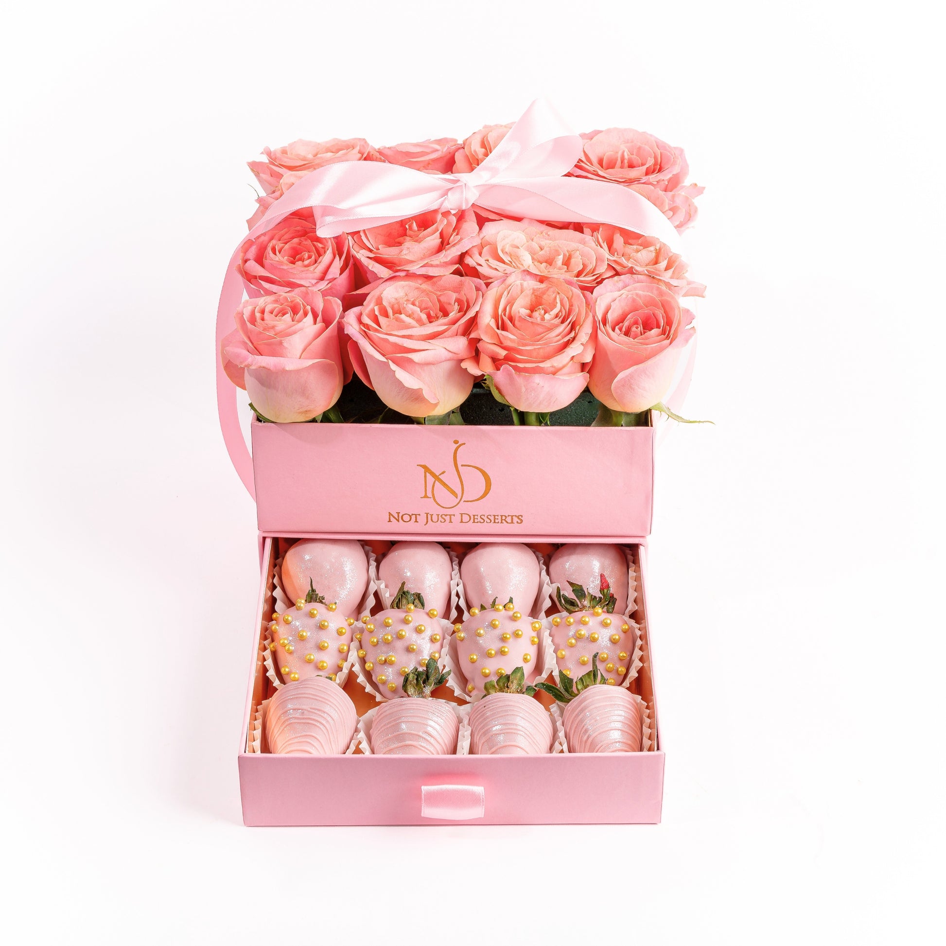 Pink Roses and Berries Gift Hamper