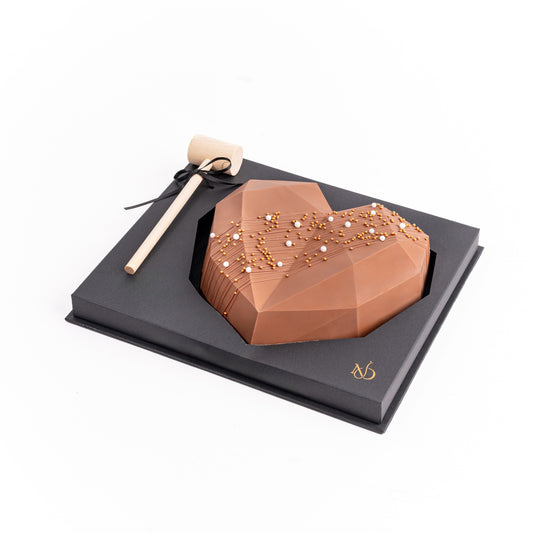 Berry-licious 3D Heart Chocolate Gift