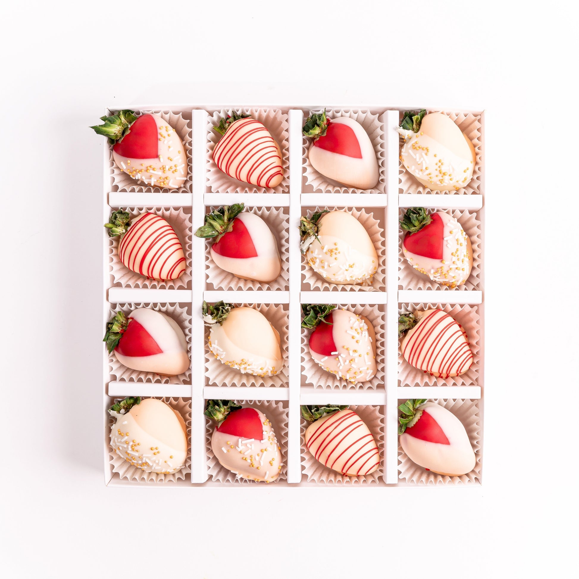Valentine Chocolate Strawberries 16pcs Gift Box