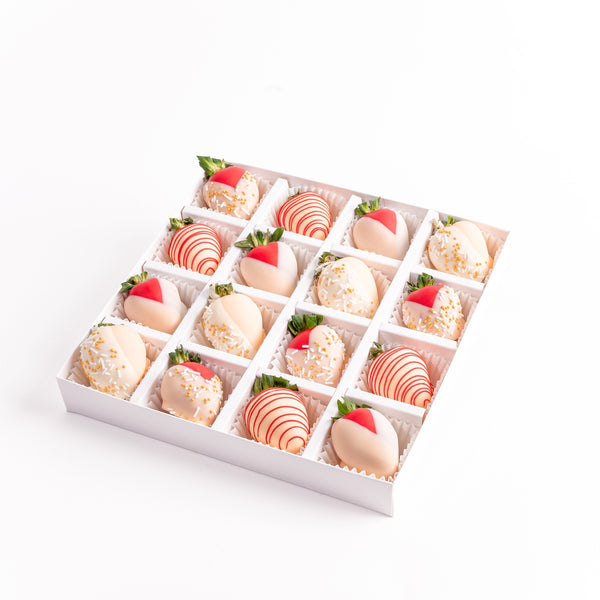 Valentine Chocolate Strawberries 16pcs Gift Box