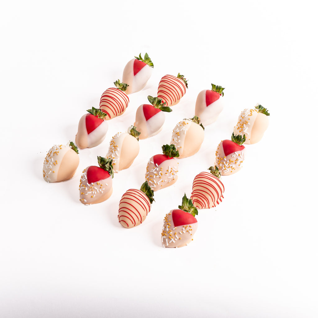 Valentine Chocolate Strawberries 16pcs Gift Box
