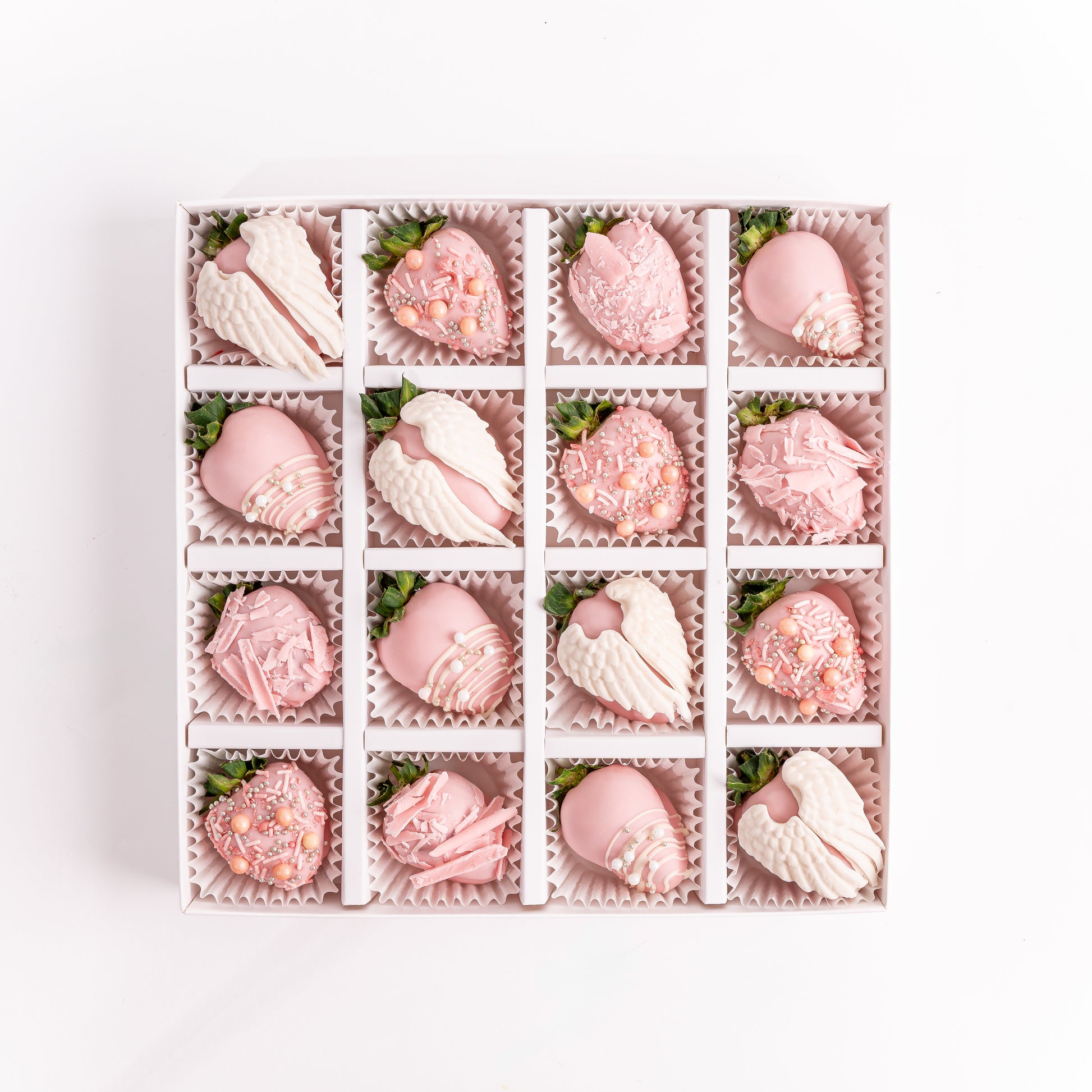 Angel Wings Strawberry Chocolates 16pcs Gift Box