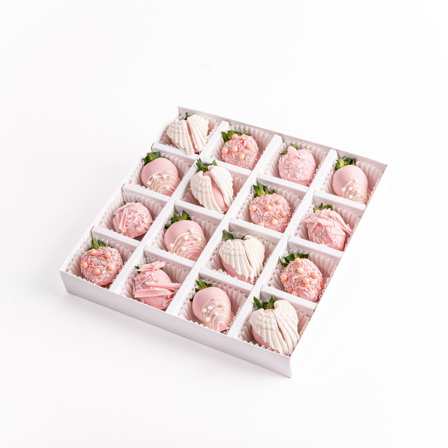 Angel Wings Strawberry Chocolates 16pcs Gift Box by NJD