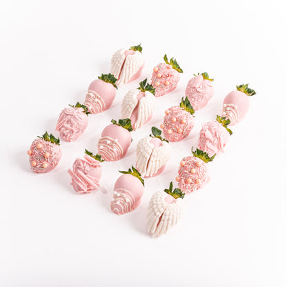 Angel Wings Strawberry Chocolates 16pcs Gift Box by NJD