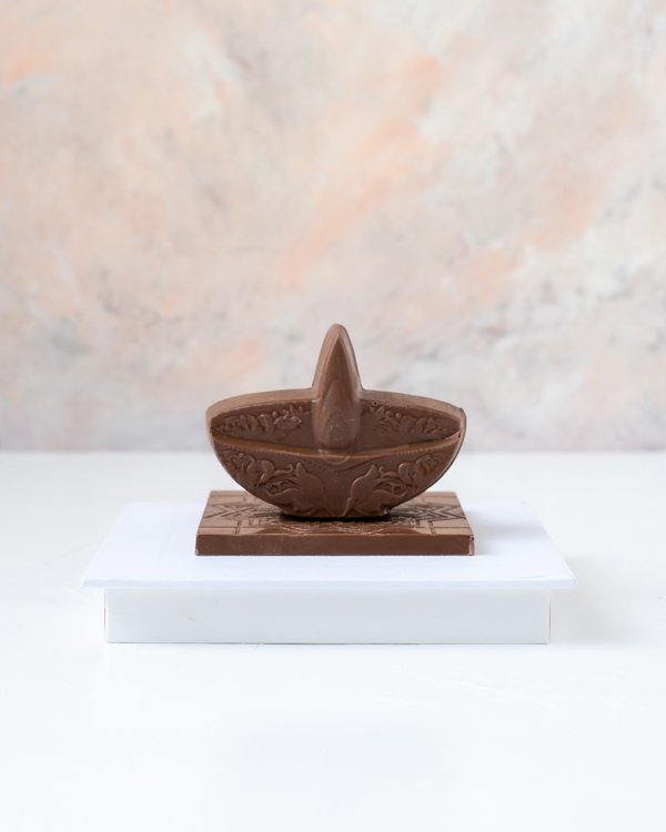 Chocolate Edible Diya by NJD