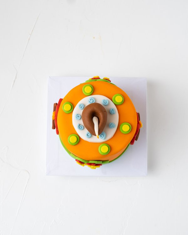 Ethnic Diwali Mini Cake