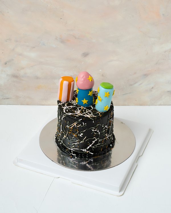 Diwali Fire Cracker theme cake