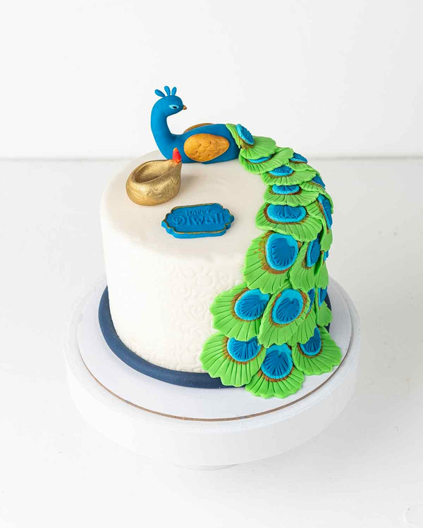 1kg Peacock cake
