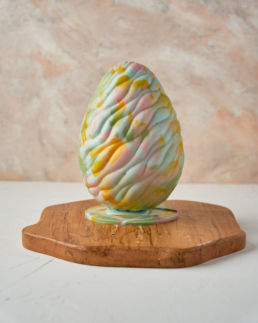 Blue Marble Effect Easter Egg