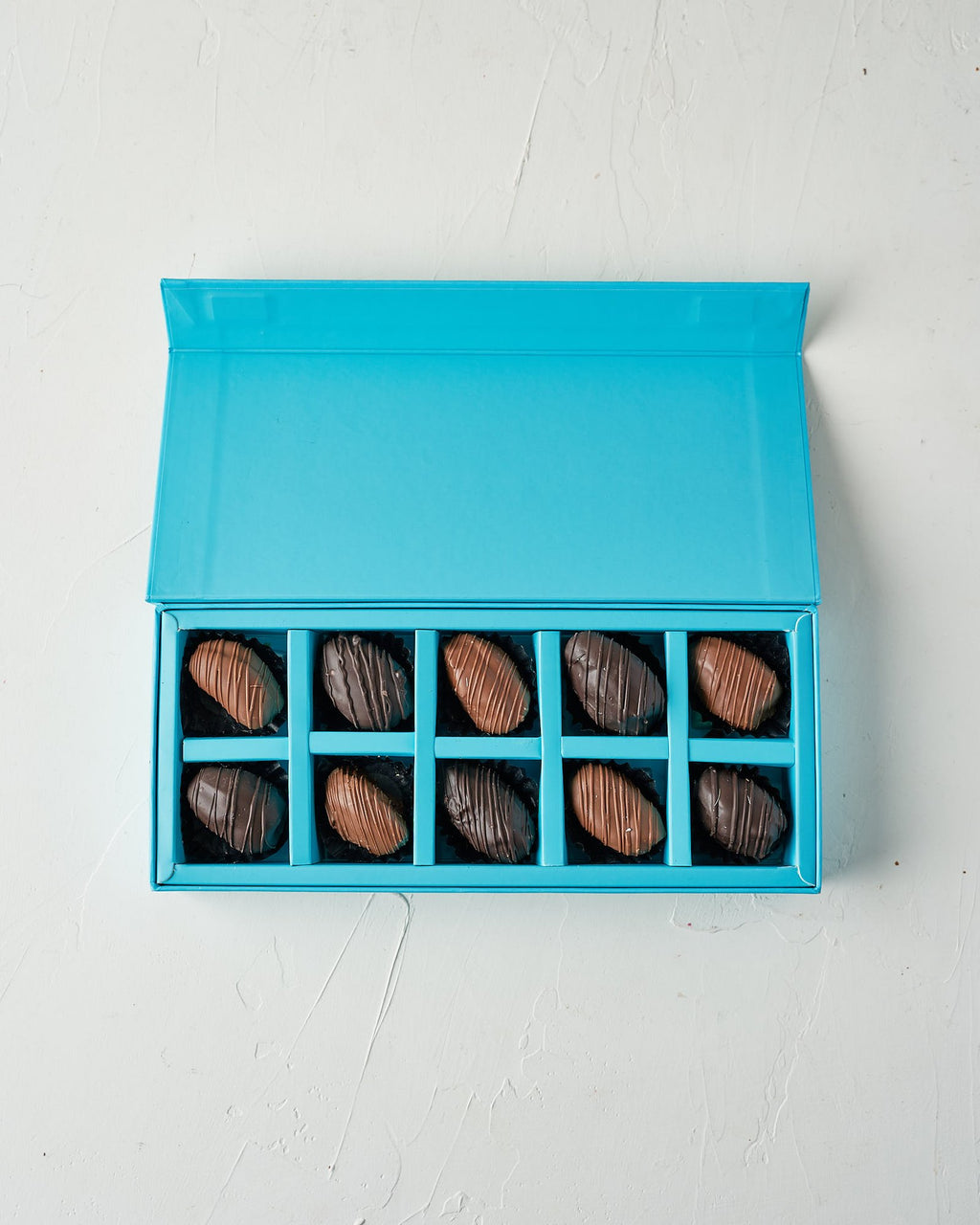 Small Milk and Dark Chocolate Dates by NJD