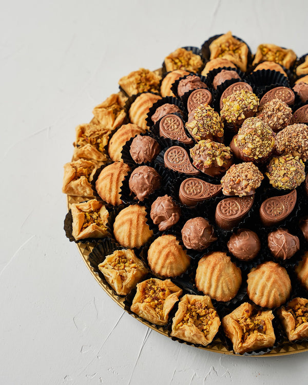 Baklawa, Mamoul and Dates Assorted Arrangement by NJD