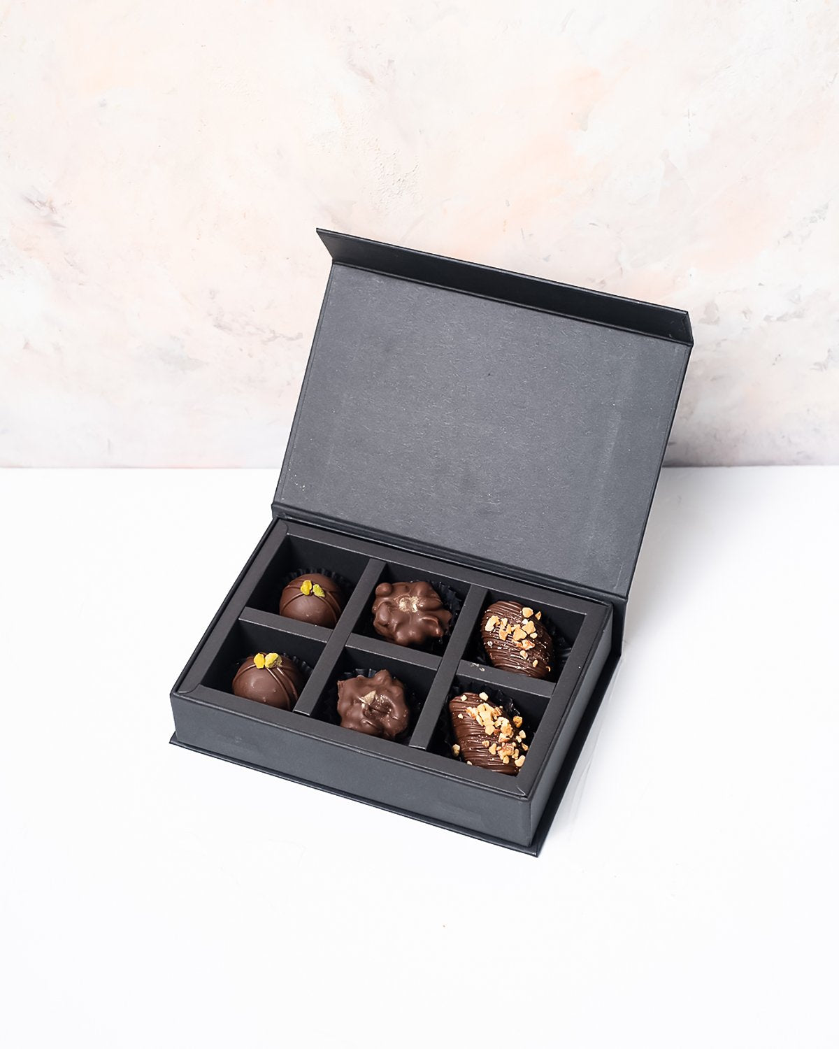 Chocolate Dates and Truffles 6pcs Gift Box