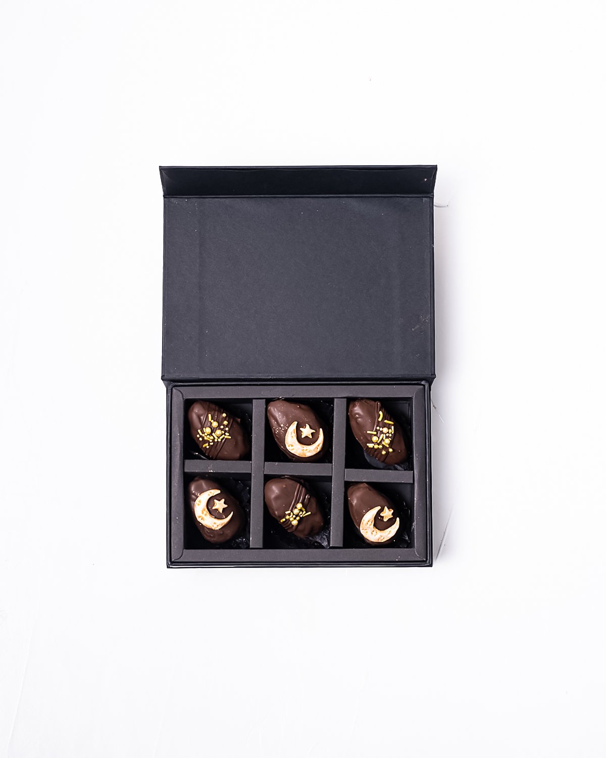 6 pcs chocolate Dates by NJD