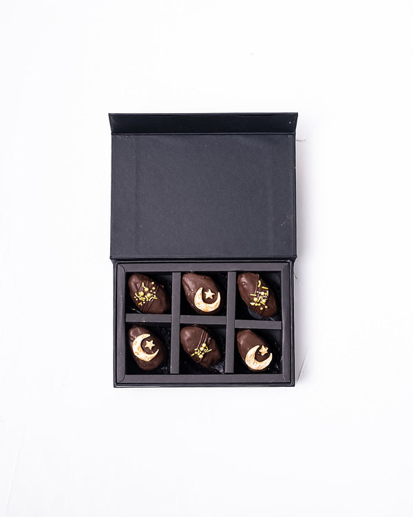 6 pcs chocolate Dates by NJD