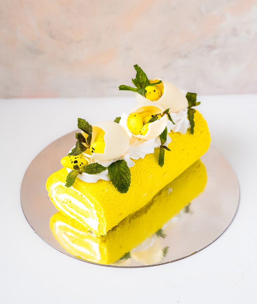 Easter Log Cake by NJD