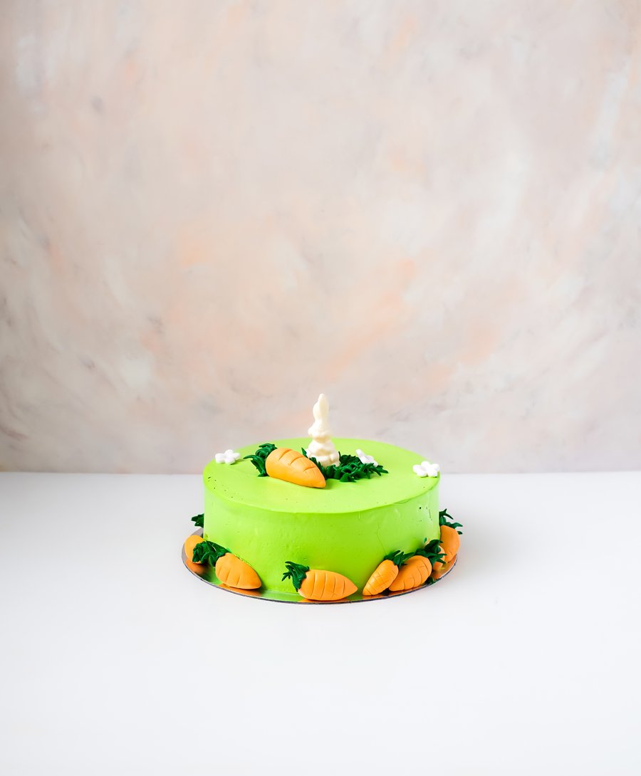 Bunny and Carrots Cake by NJD