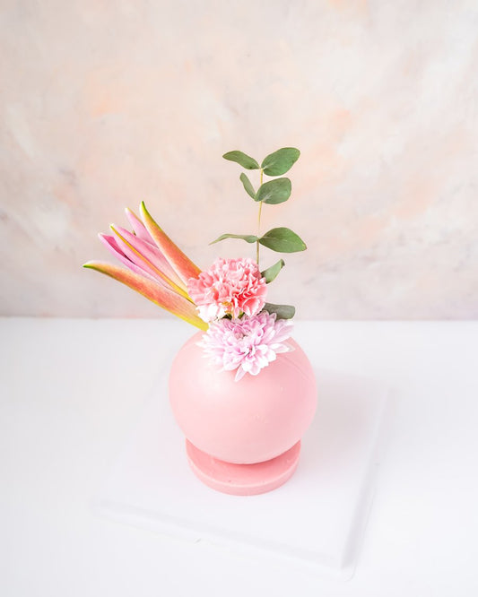 3D Cake with Flower by NJD