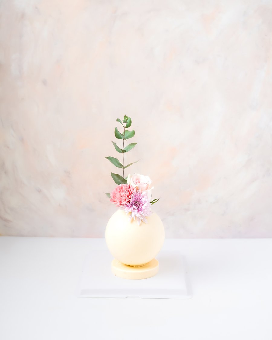 3D Cake with Flower by NJD