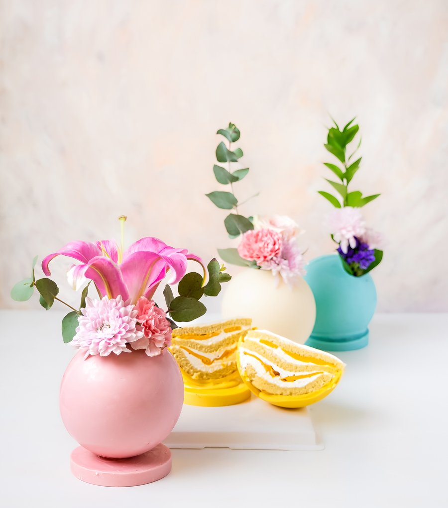 3D Cake with Flower by NJD