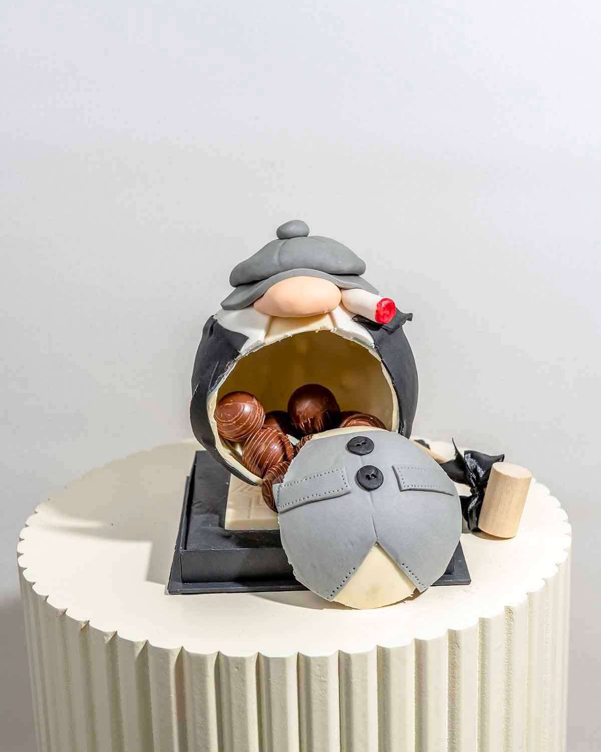 Grumpy Old Man Father's Day Chocolate Gift by NJD